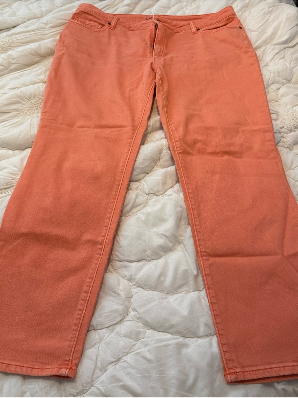 Lands' End Women's Coral Boot-Cut Jeans